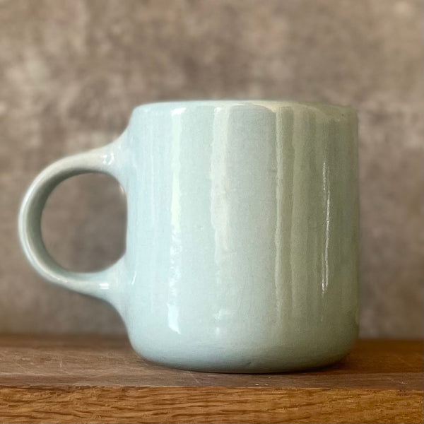 Blue mug I will win