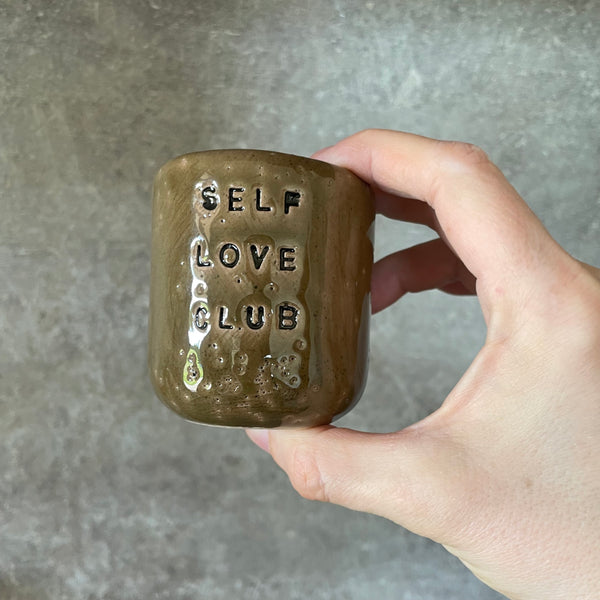 Set of shot mugs SELF LOVE CLUB