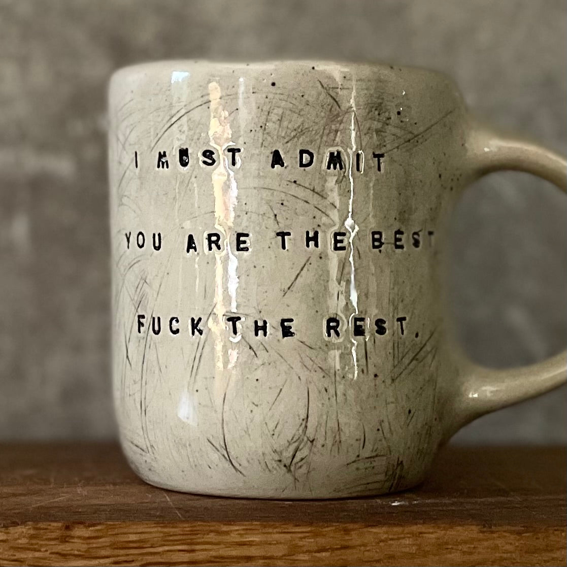 Mug about admission