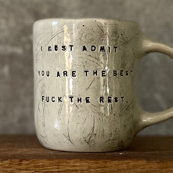 Mug about admission