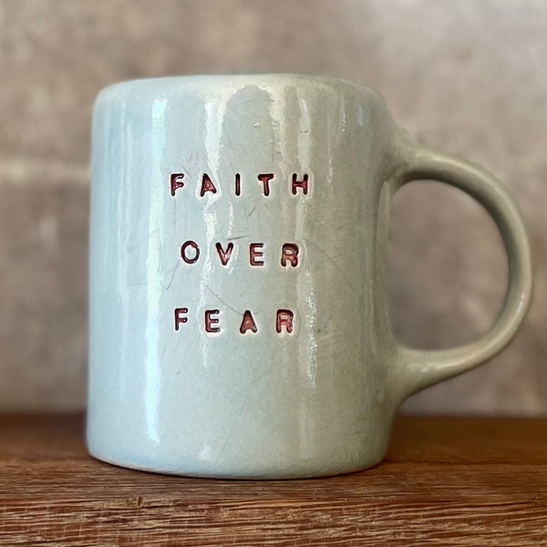 Heavy mug FAITH OVER FEAR