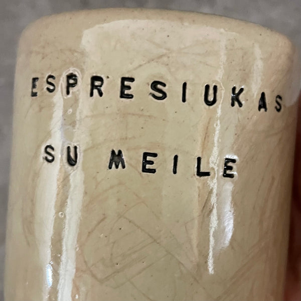 Set of two lovely espresso mugs