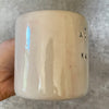 Pale mug with words of gratitude