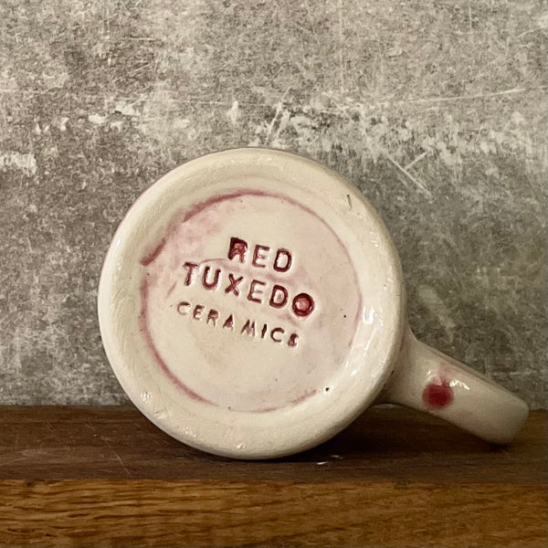 Pink mug with funny inspirational saying