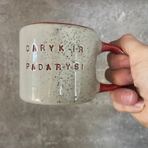 Colored mug DARYK IR PADARYSI