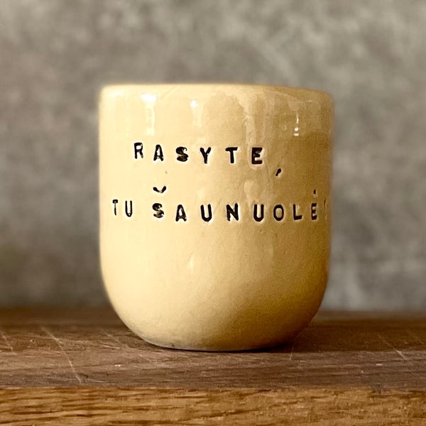 Mažytis puodelis Rasai