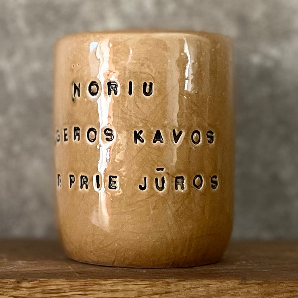 Caramel mug NORIU KAVOS