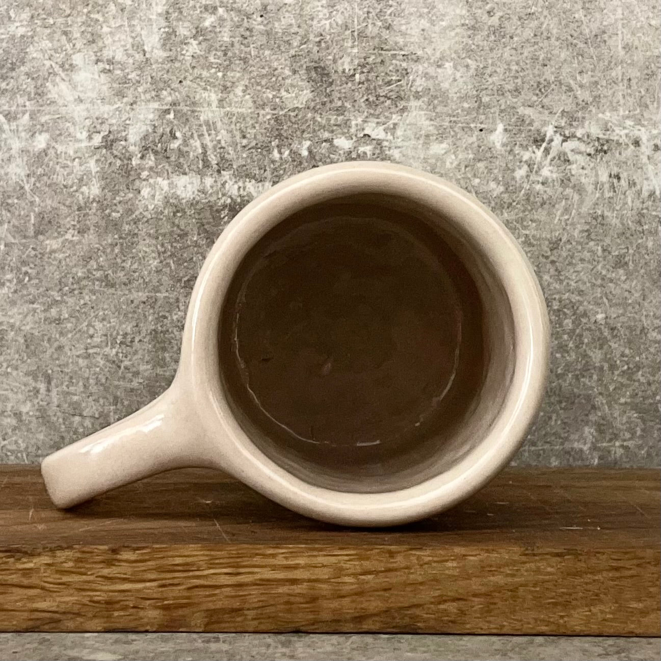 Pink handmade mug for her