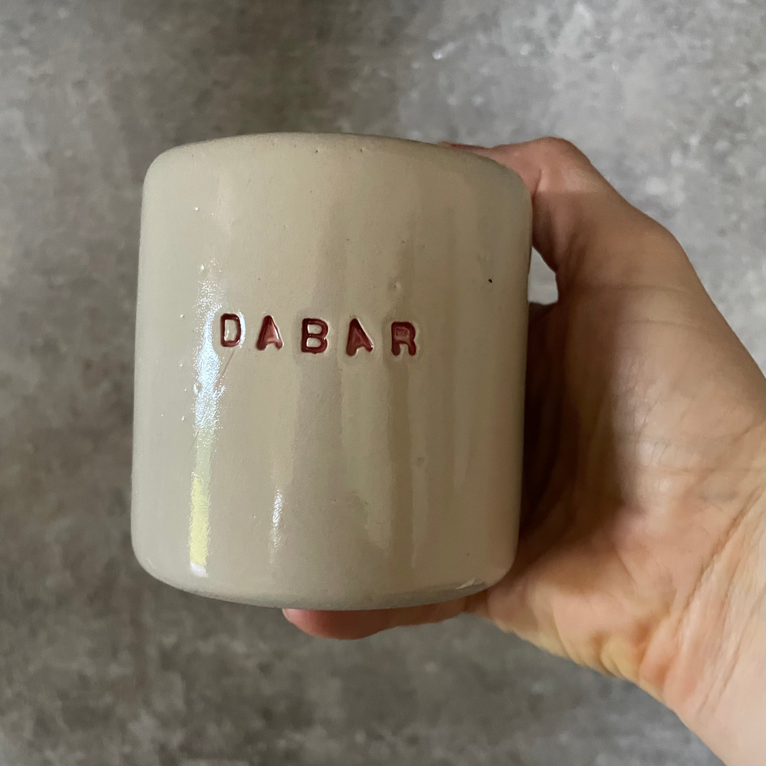 Handpainted mug DABAR