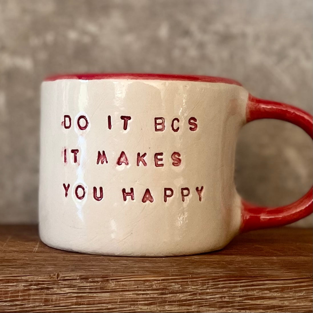 Colored mug DO IT