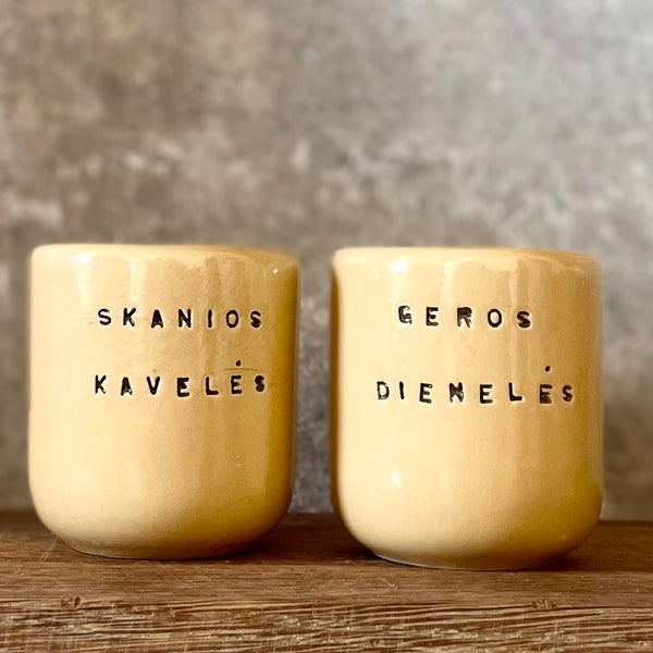 Maži puodeliai SKANIOS KAVELĖS