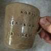 Small mug with words