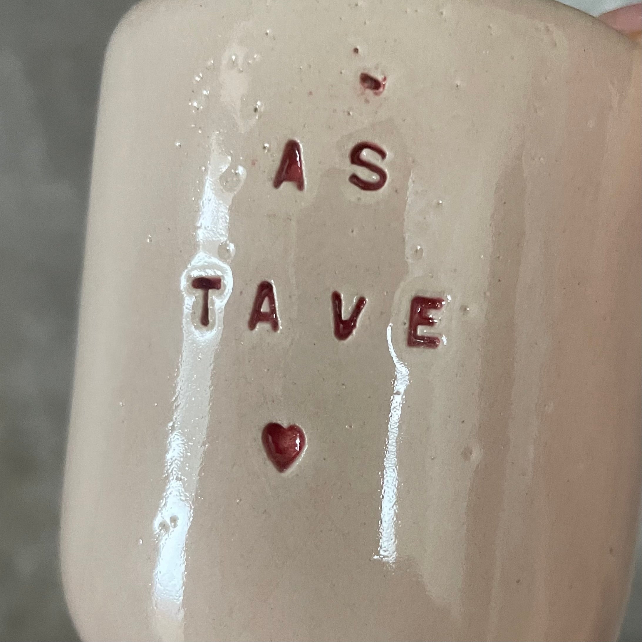 Pink small mugs without handle 