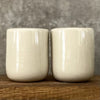 Set of two moody espresso mugs