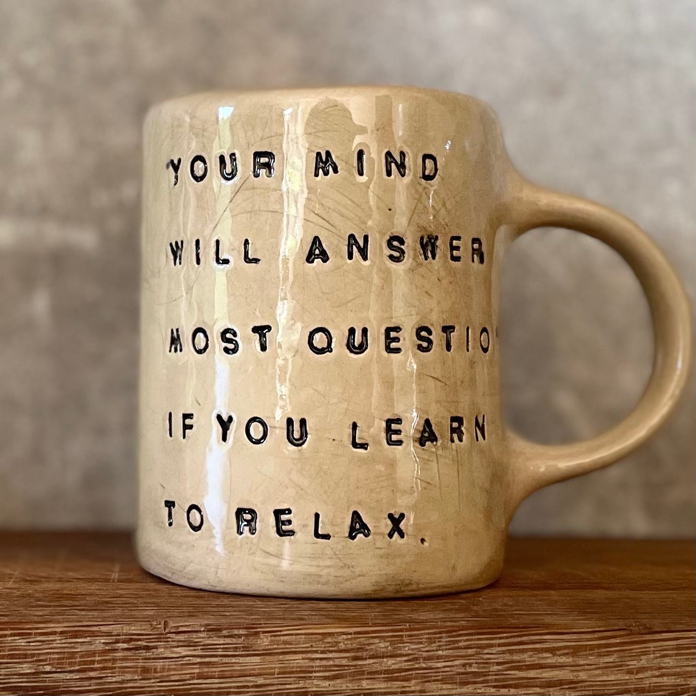 Mug with quote by W. S. Burroughs