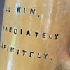 Didelis sunkus geltonas puodelis I will win