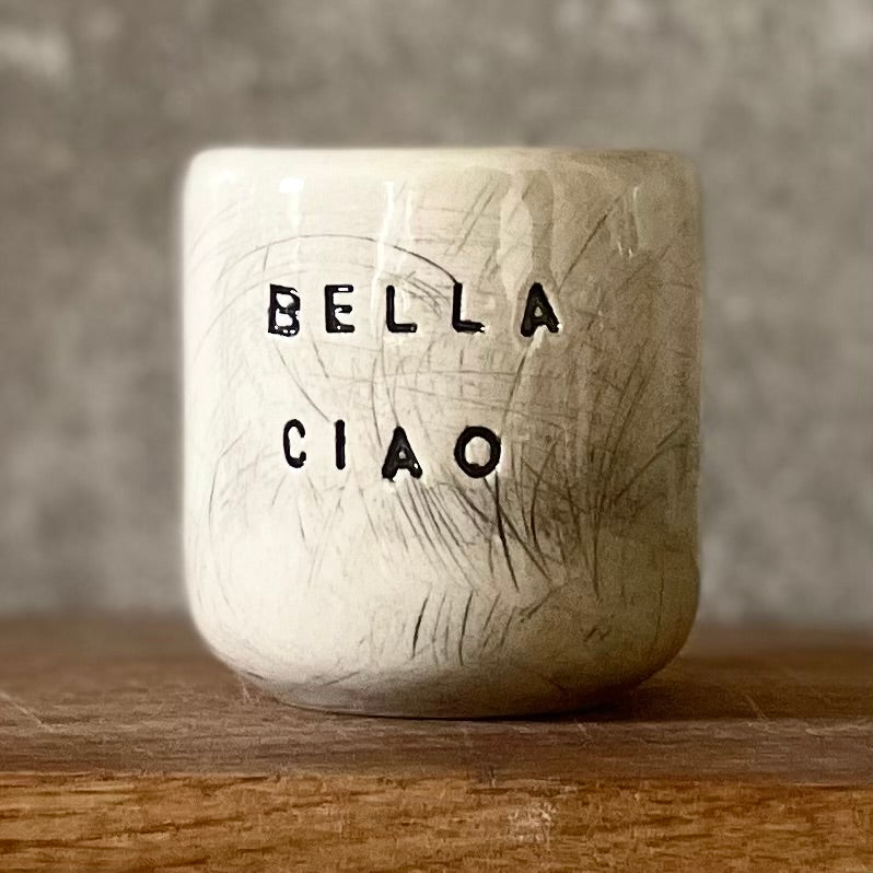 Small tumbler mug BELLA CIAO