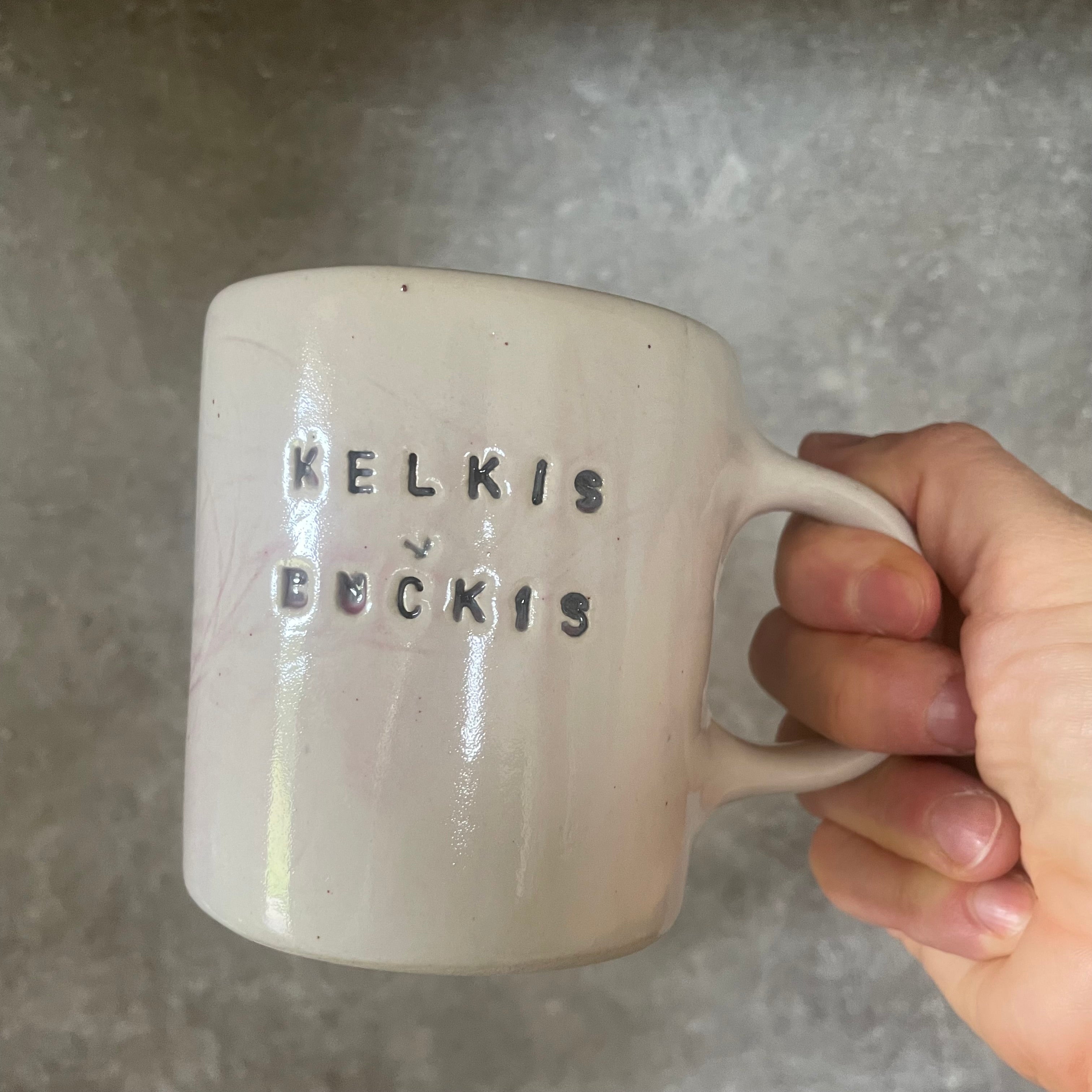 Puodelių rinkinys KELKIS BUČKIS