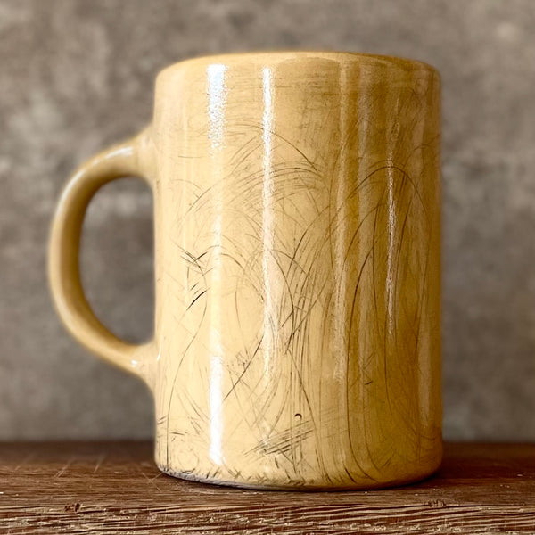 Big mug with funny phrase in Lithuanian