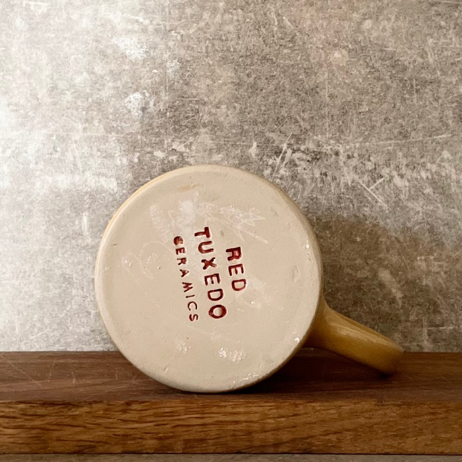 Big yellow mug with good wishes