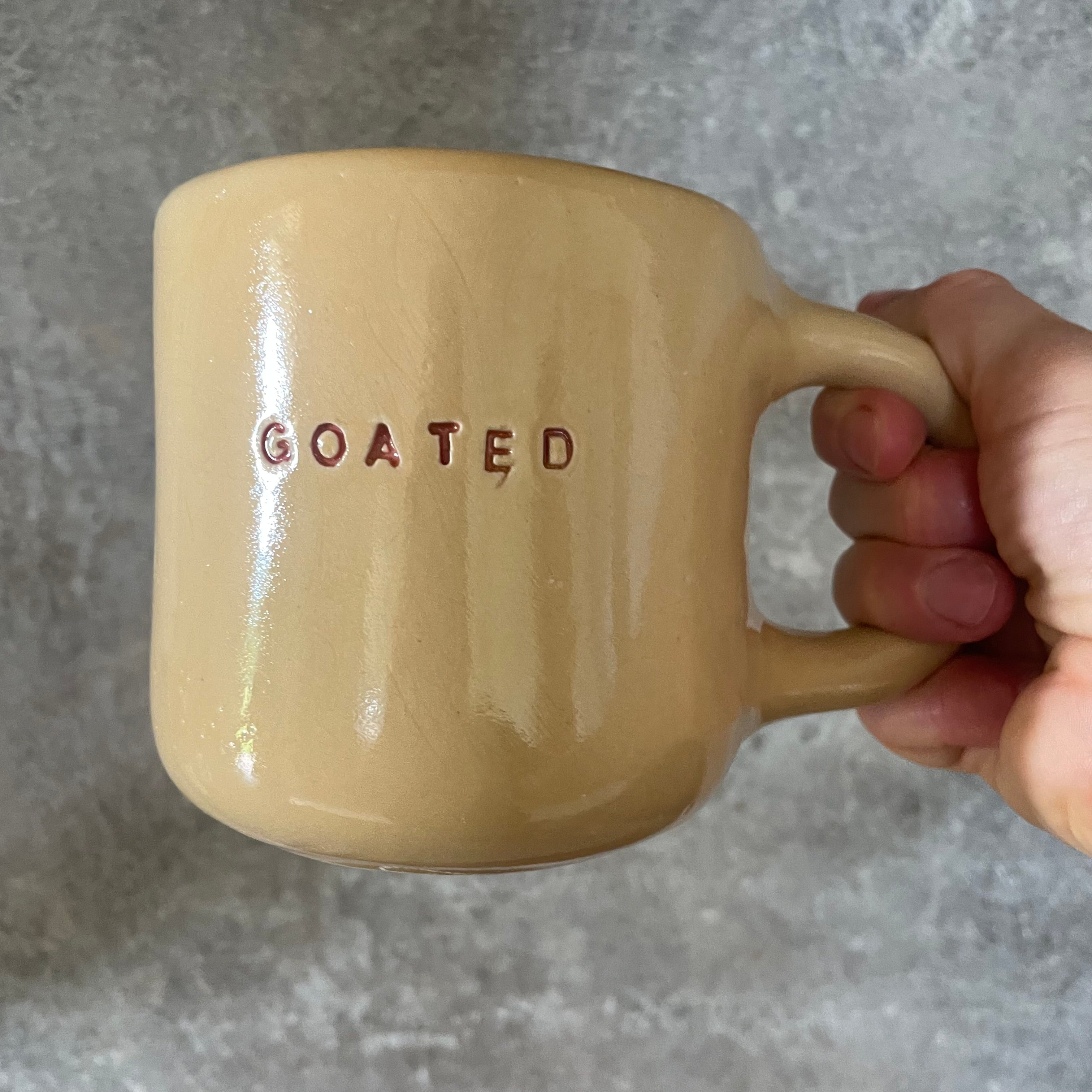 Big heavy mug GOATED