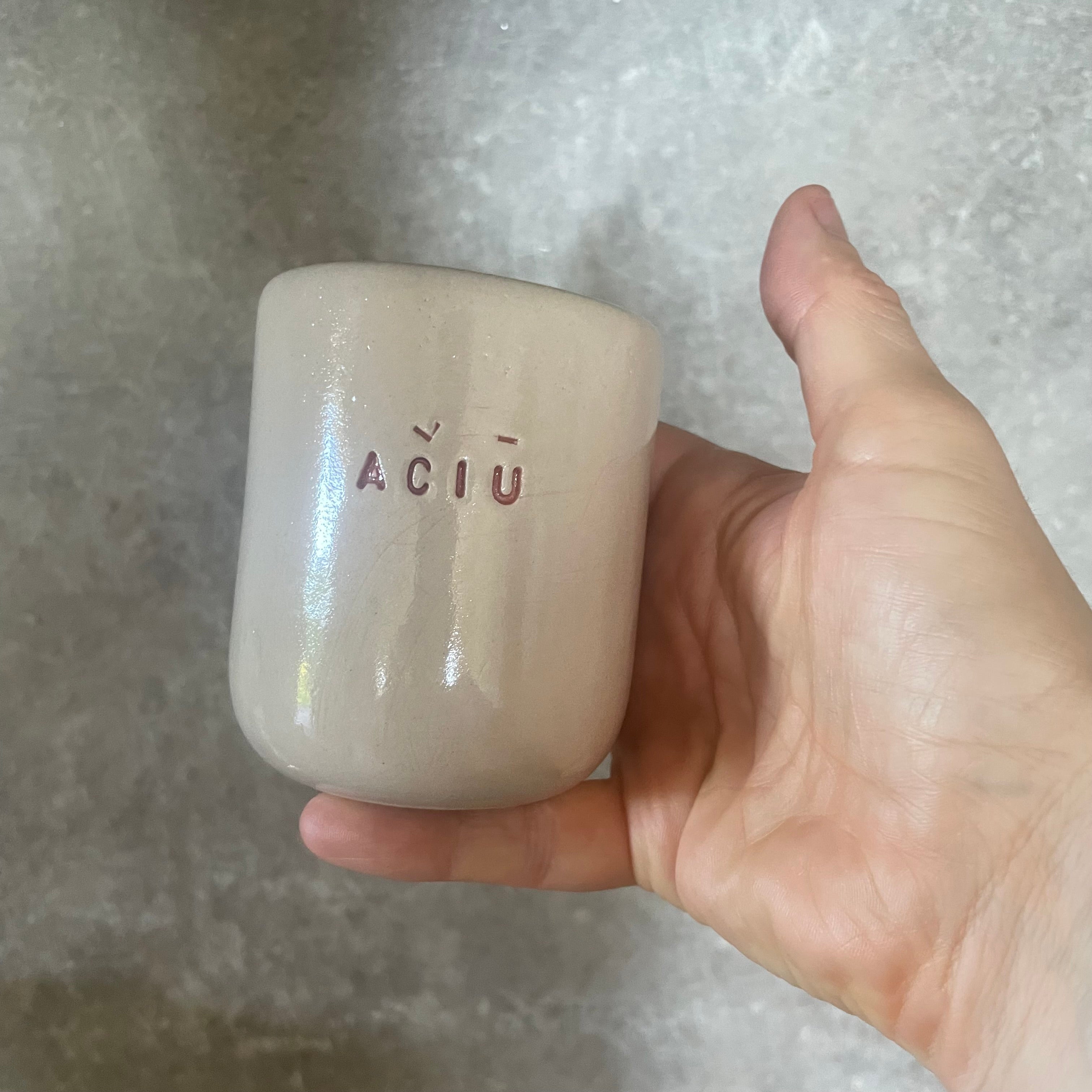 Small mug Ačiū