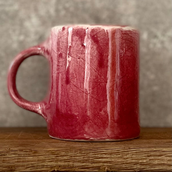 Irregularly colored mug ENOUGH