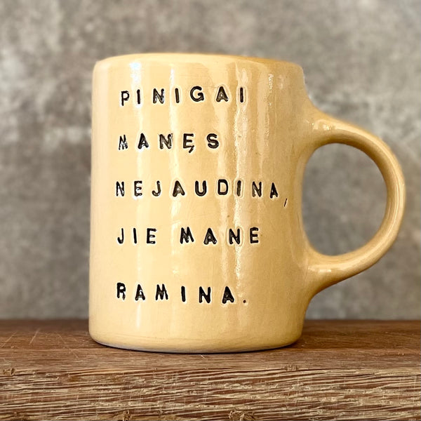 Puodelis apie pinigus