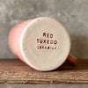 Pink mug with funny phrase in Lithuanian
