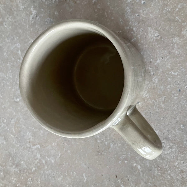 WHITE COFFEE MUG WITH SAYING