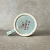 BLUE CERAMIC COFFEE MUG