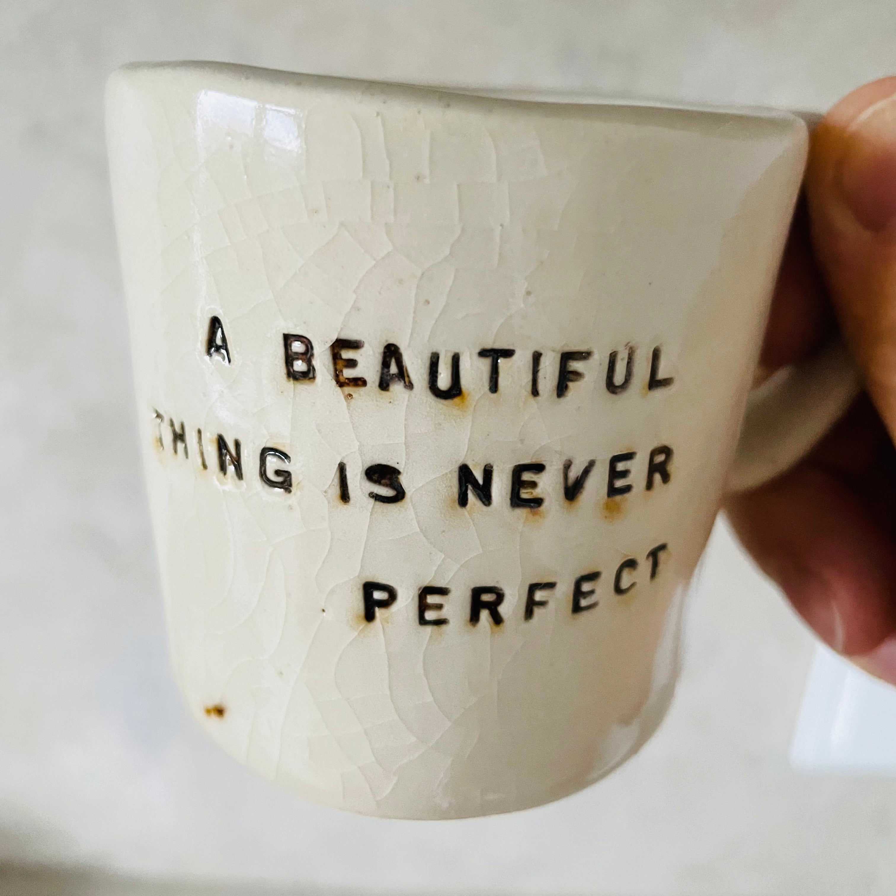 SMALL CUP WITH QUOTE